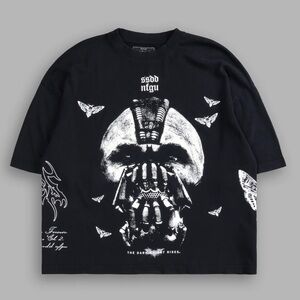 DARC SPORT / CIVIL REGIME BANE IS ALIVE PREMIUM "BOX CUT" TEE IN BLACK